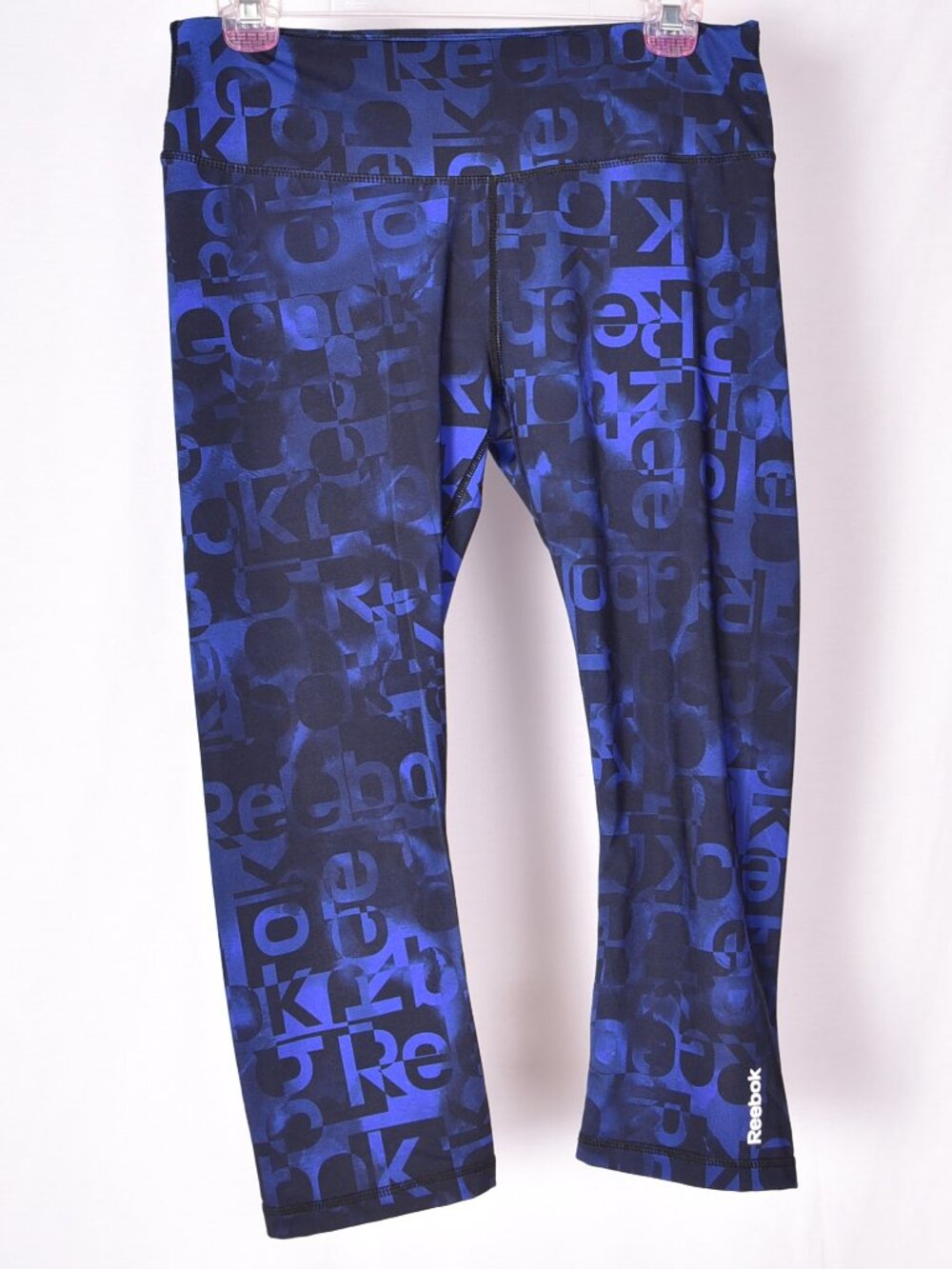 Reebok Women's Leggings Size Medium Blue & Black